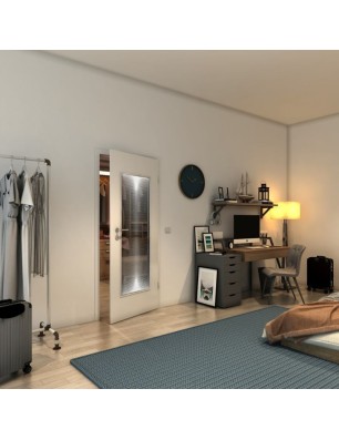 Lichtausschnitt - Fineprint Model 024 Weiss auf Grauglas