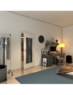 Lichtausschnitt - Fineprint Model 025 Schwarz auf Grauglas