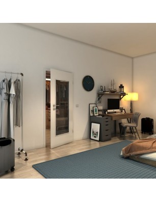 Lichtausschnitt - Fineprint Model 035 Schwarz auf Grauglas