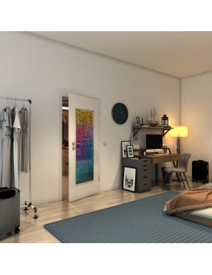 Lichtausschnitt - Fineprint Model 036 Verlauf auf Grauglas