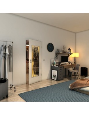 Lichtausschnitt - Fineprint Model 061 Gold auf Grauglas