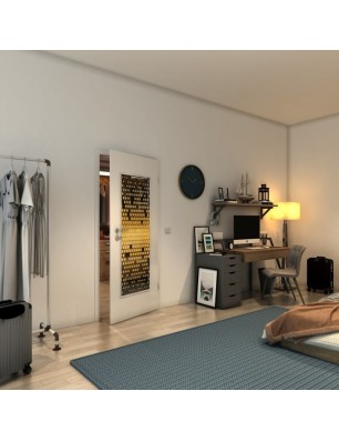 Lichtausschnitt - Fineprint Model 072 Gold auf Grauglas