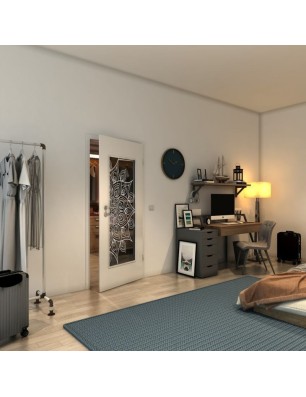 Lichtausschnitt - Fineprint Model 088 Weiss auf Grauglas