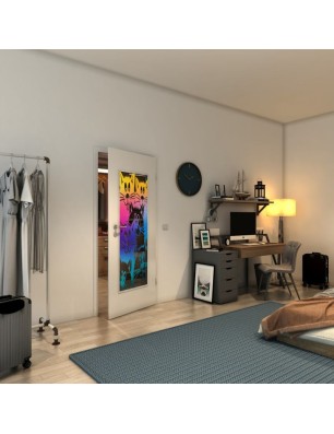 Lichtausschnitt - Fineprint Model 115 Verlauf auf Grauglas