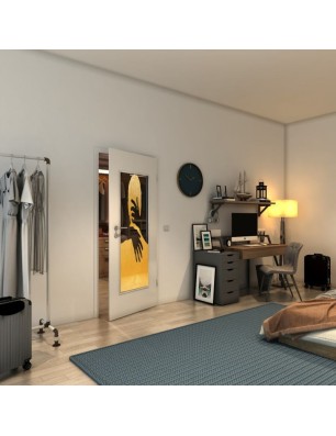 Lichtausschnitt - Fineprint Model 124 Gold auf Grauglas