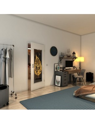 Lichtausschnitt - Fineprint Model 130 Gold auf Grauglas