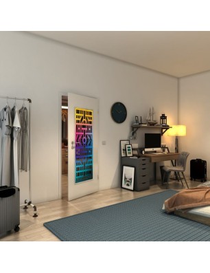 Lichtausschnitt - Fineprint Model 152 Verlauf auf Grauglas