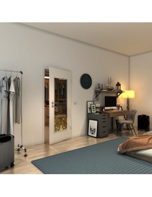 Lichtausschnitt - Fineprint Model 155 Gold auf Grauglas