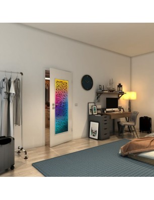 Lichtausschnitt - Fineprint Model 168 Verlauf auf Grauglas