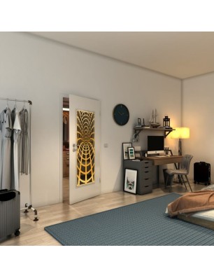 Lichtausschnitt - Fineprint Model 185 Gold auf Grauglas