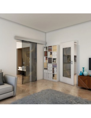 Lichtausschnitt - Fineprint Model 009 Gold auf Grauglas