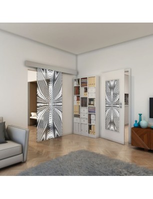 Lichtausschnitt - Fineprint Model 037 Weiss auf Grauglas