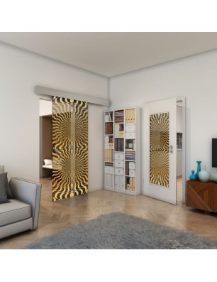 Lichtausschnitt - Fineprint Model 042 Gold auf Grauglas