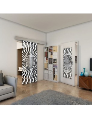 Lichtausschnitt - Fineprint Model 044 Weiss auf Grauglas