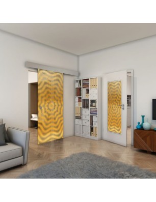 Lichtausschnitt - Fineprint Model 064 Gold auf Grauglas