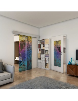 Lichtausschnitt - Fineprint Model 083 Verlauf auf Grauglas