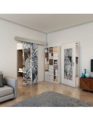 Lichtausschnitt - Fineprint Model 083 Weiss auf Grauglas