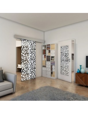 Lichtausschnitt - Fineprint Model 093 Weiss auf Grauglas