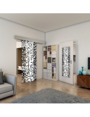 Lichtausschnitt - Fineprint Model 094 Weiss auf Grauglas