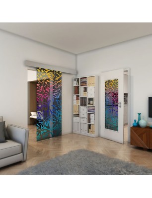 Lichtausschnitt - Fineprint Model 095 Verlauf auf Grauglas