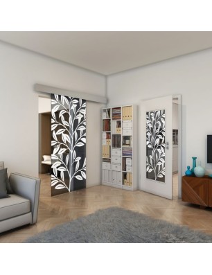 Lichtausschnitt - Fineprint Model 099 Weiss auf Grauglas