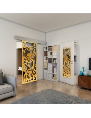 Lichtausschnitt - Fineprint Model 112 Gold auf Grauglas