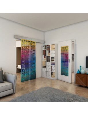 Lichtausschnitt - Fineprint Model 143 Verlauf auf Grauglas