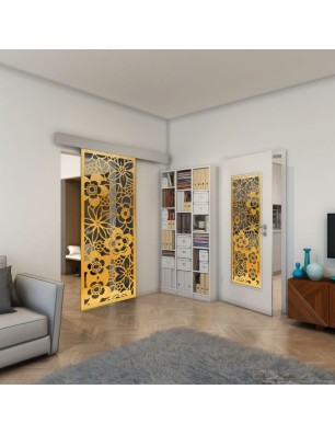 Lichtausschnitt - Fineprint Model 149 Gold auf Grauglas