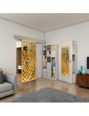 Lichtausschnitt - Fineprint Model 172 Gold auf Grauglas