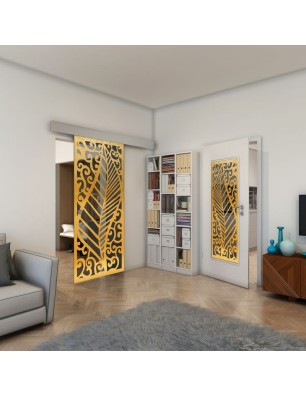 Lichtausschnitt - Fineprint Model 173 Gold auf Grauglas