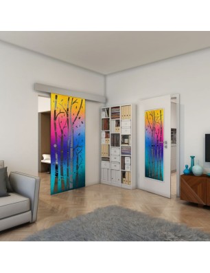 Lichtausschnitt - Fineprint Model 182 Verlauf auf Grauglas