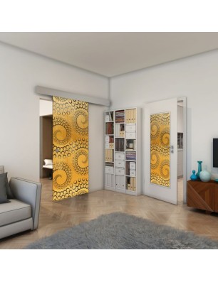 Lichtausschnitt - Fineprint Model 198 Gold auf Grauglas