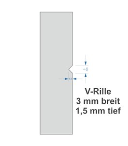 Türblatt LINE 12 Weisslack RAL 9016 - kleine Rundkante