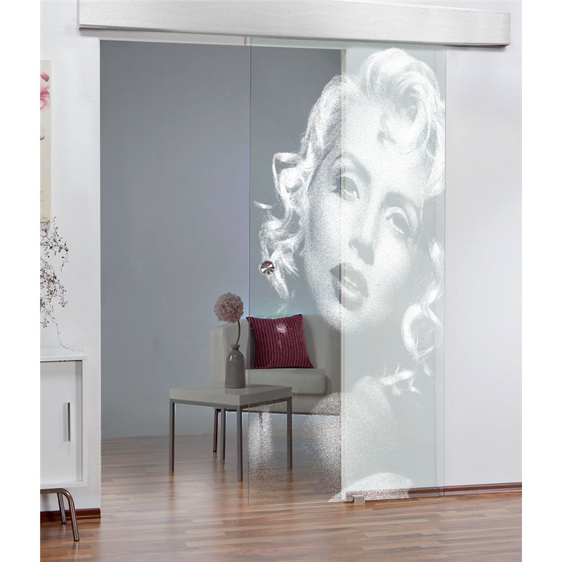 Schiebetüren - Schiebetür Monroe gelasert Schiebetüren - Schiebetür Monroe gelasert