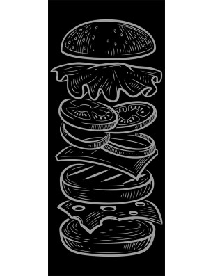 Ganzglastür Hamburger Gelasert Auf Klarglas