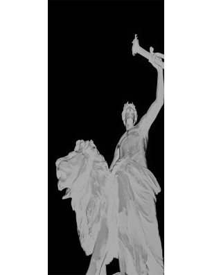 Ganzglastür Rom Gelasert Auf Klarglas