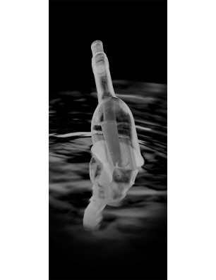 Ganzglastür Nachricht Gelasert Auf Klarglas