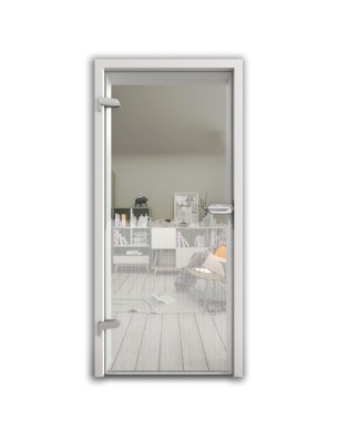 Ganzglastür Sichtschutz Gelasert Auf Klarglas