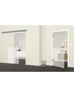 Ganzglastür Sichtschutz Gelasert Auf Klarglas