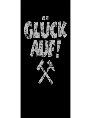 Ganzglastür Glück Auf Gelasert Auf Klarglas