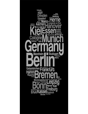 Ganzglastür Germany Gelasert Auf Klarglas