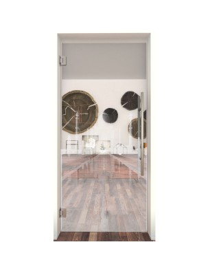 Pendeltür Tac Mahal Gelasert Auf Klarglas