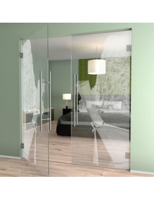 Pendeltür Phuket Gelasert Auf Klarglas