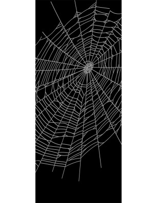 Pendeltür Netz Gelasert Auf Klarglas