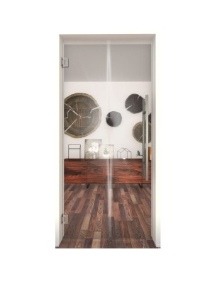 Pendeltür Blend Gelasert Auf Klarglas