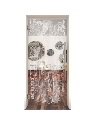 Pendeltür Ritter Gelasert Auf Klarglas