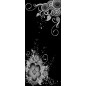 Pendeltür Blume 11 Gelasert Auf Klarglas Pendeltür Blume 11 Gelasert Auf Klarglas