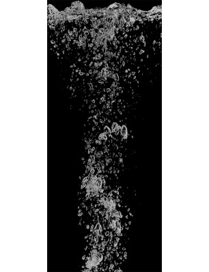 Pendeltür Wasser Gelasert Auf Grauglas