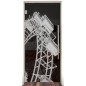 Pendeltür Riesenrad Gelasert Auf Grauglas Pendeltür Riesenrad Gelasert Auf Grauglas