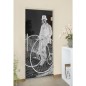 Pendeltür Vintage Bike Gelasert Auf Grauglas Pendeltür Vintage Bike Gelasert Auf Grauglas